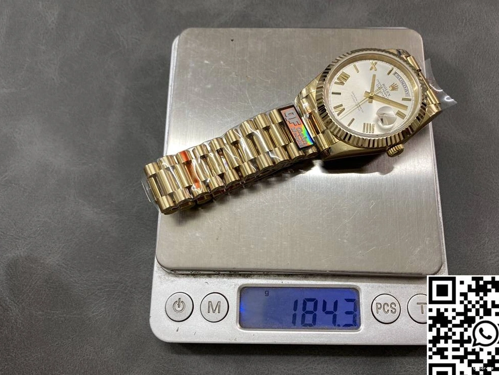 Factory Dial QF Day Tungsten v5 Date Rolex Steel M228238-0042 White 0306